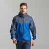 Men's fast hiking windproof jacket FH500 Helium Wind - Blue