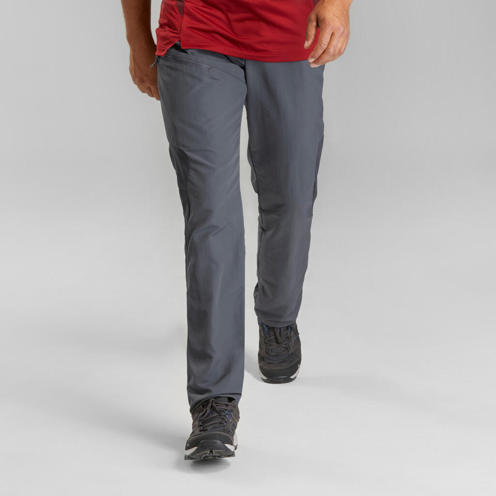 Pantalone za planinarenje MH100 muške - sive