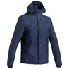 Men's Hiking Lightweight Waterproof Jacket MH150 Blue