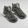 Men Waterproof Hiking Shoes MH100 Khaki