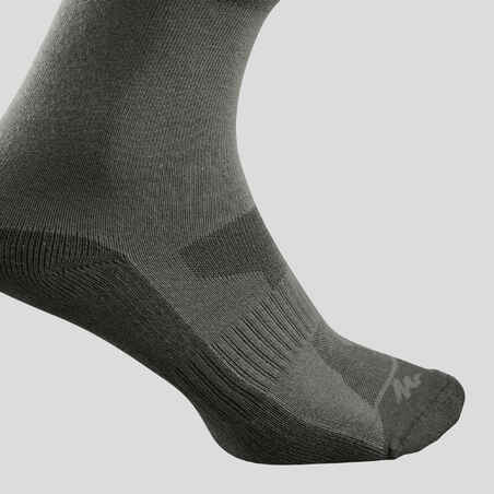 Country walking Socks X 2 pairs NH 100 - Khaki
