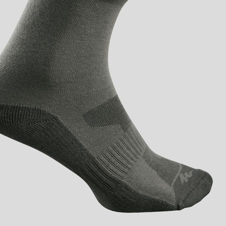 Kaki čarape za pešačenje NH100 (2 para)