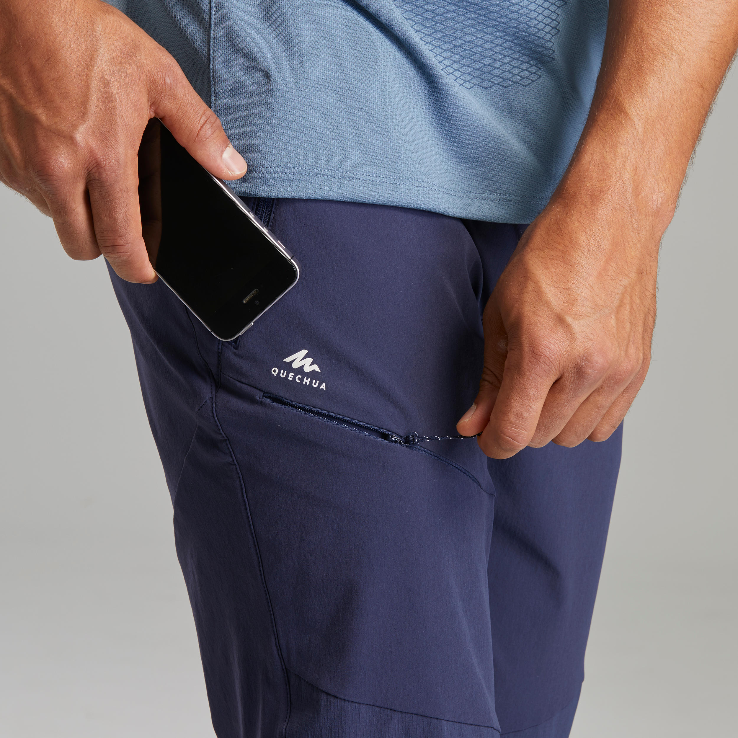 Men’s Mountain Walking Trousers MH500 4/6