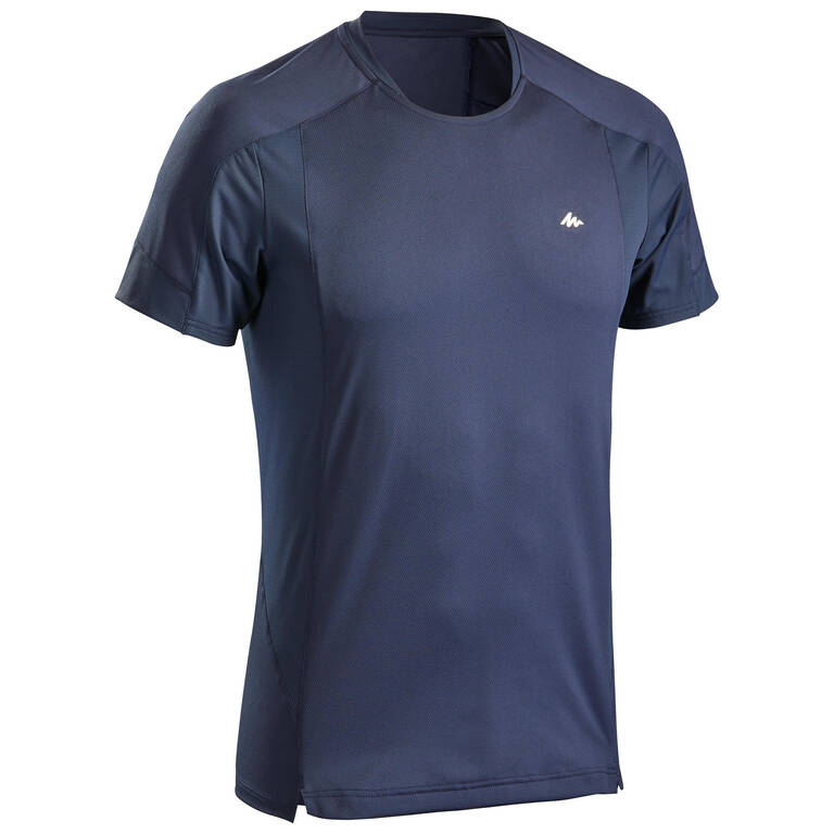 Men's Hiking Synthetic Short-Sleeved T-Shirt  MH500