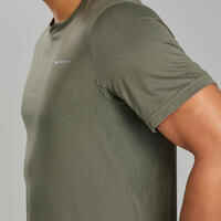 Men's Hiking Synthetic Short-Sleeved T-Shirt  MH100