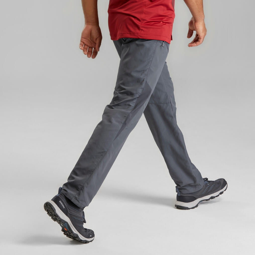 Pantalone za planinarenje MH100 muške - sive