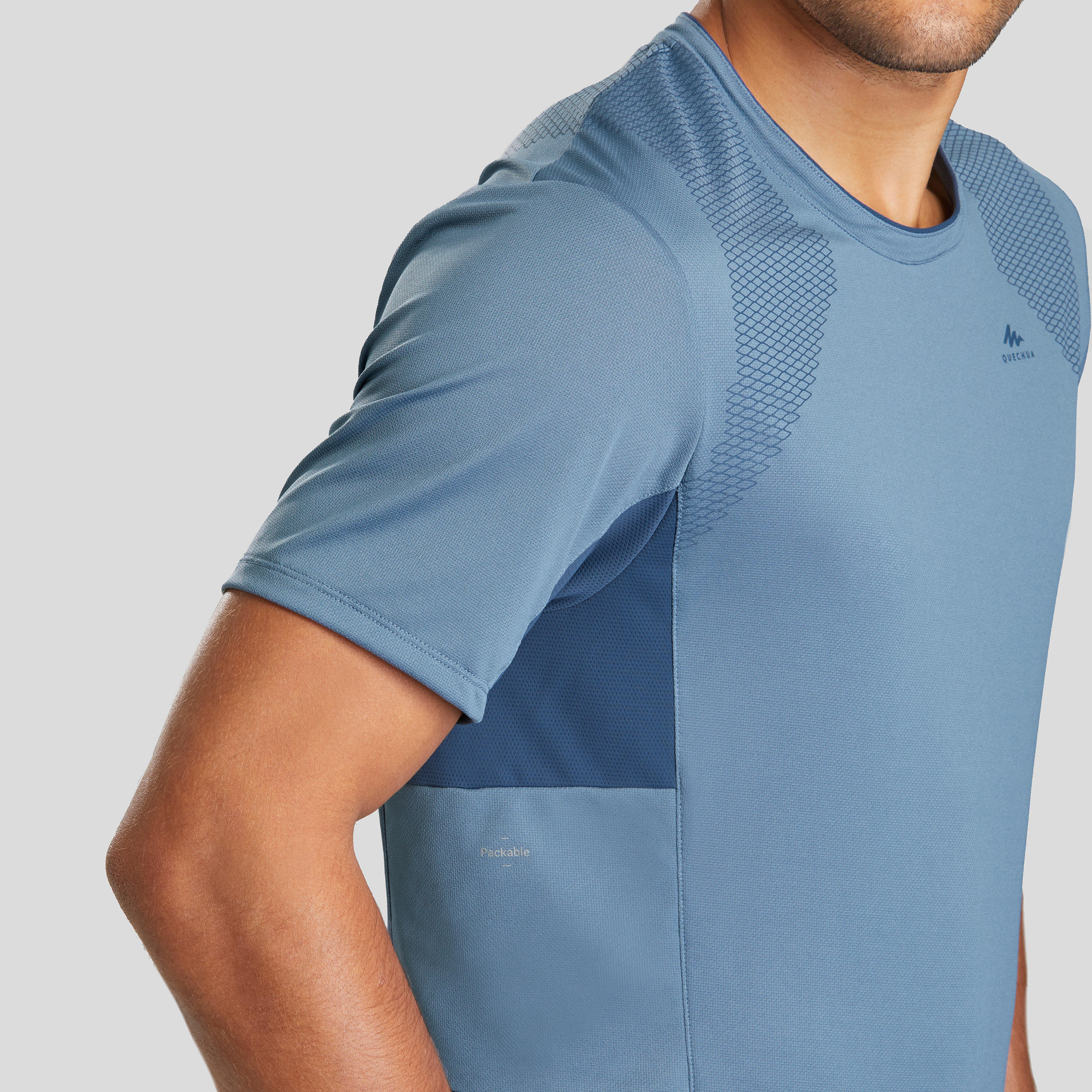 Men's Mountain hiking short-sleeved T-Shirt MH900 4/7