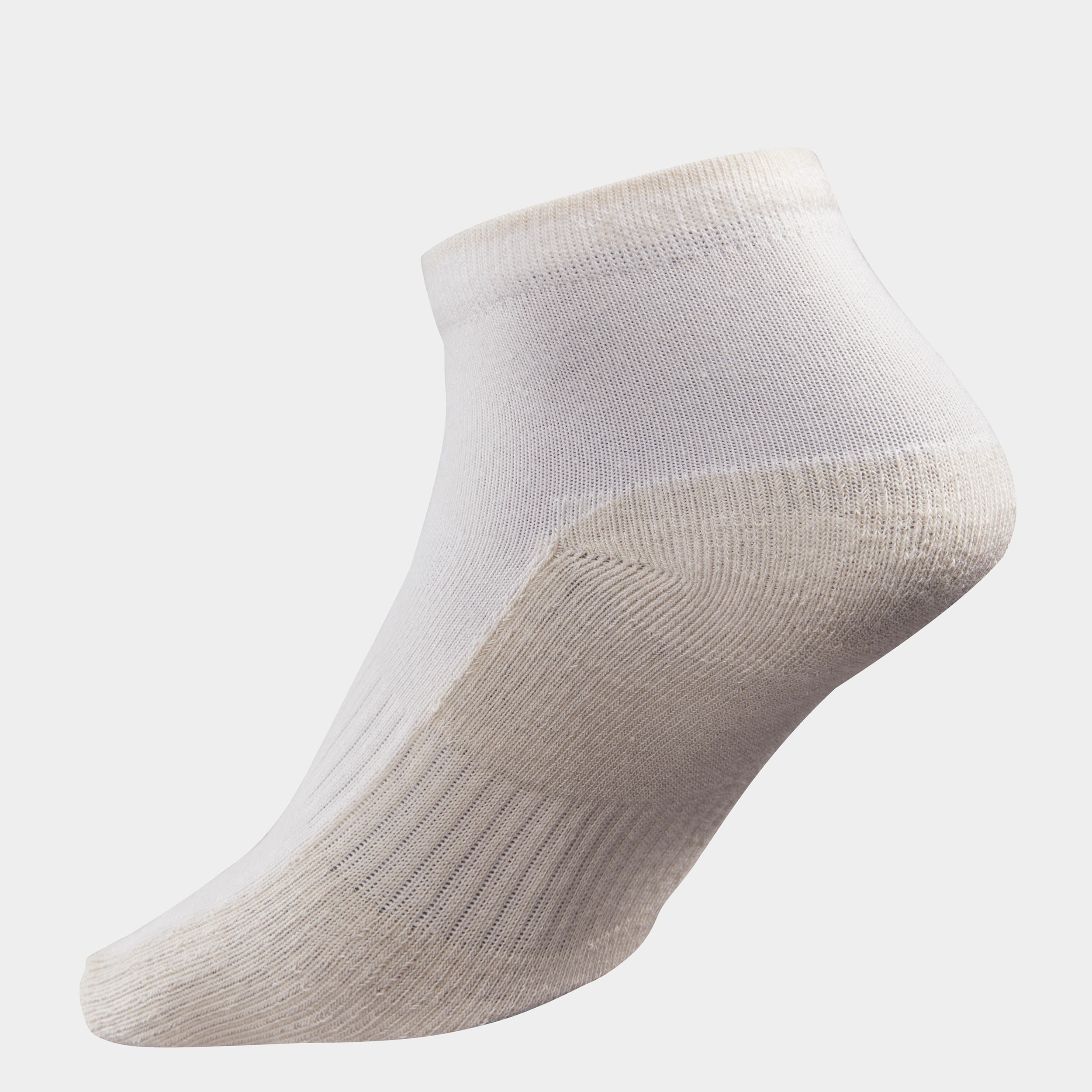 Country walking socks - NH 100 Mid - X 2 pairs - Linen 2/6