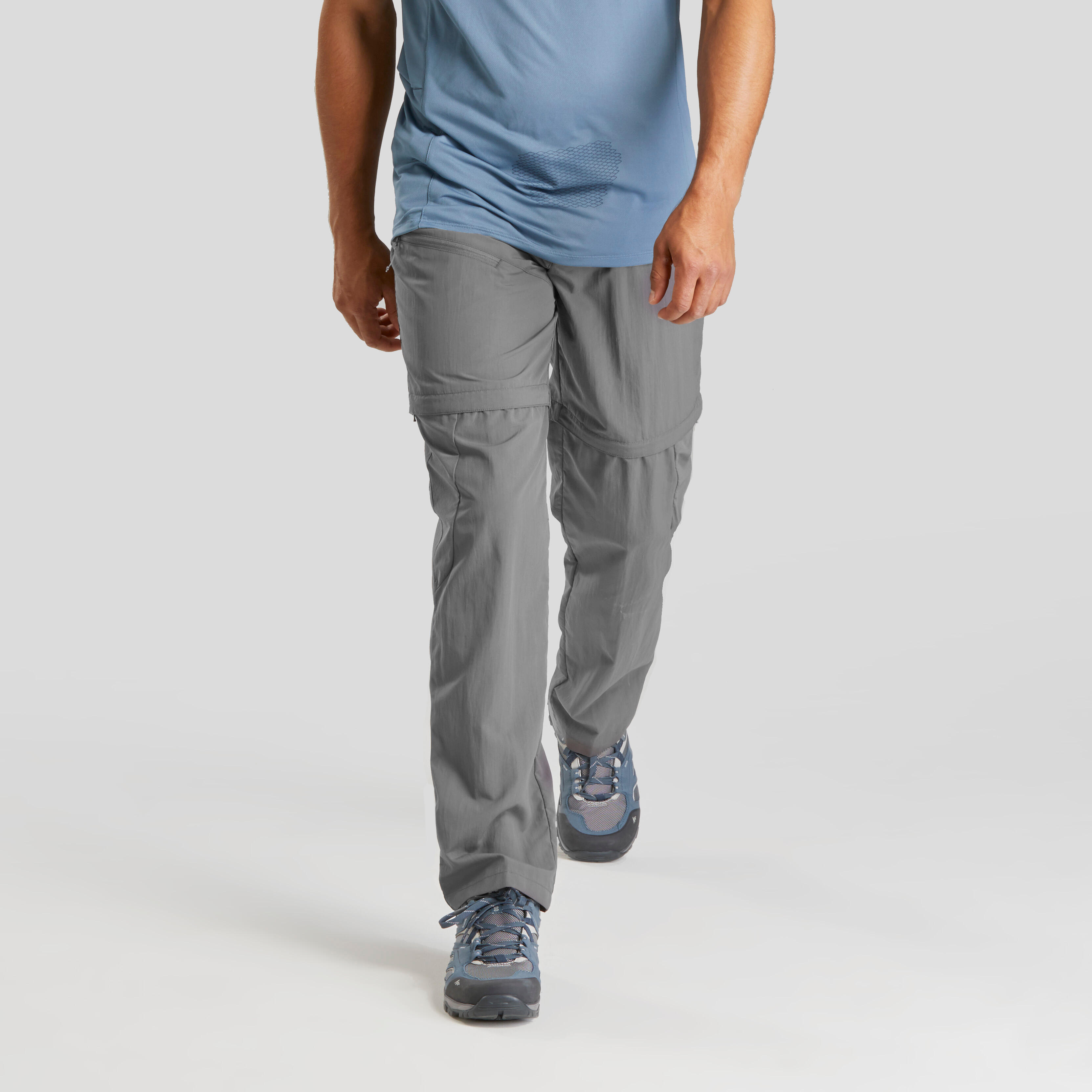 Deportes #Khaki Pantalones de senderismo desmontables para hombre,pantalón  f rocic.com