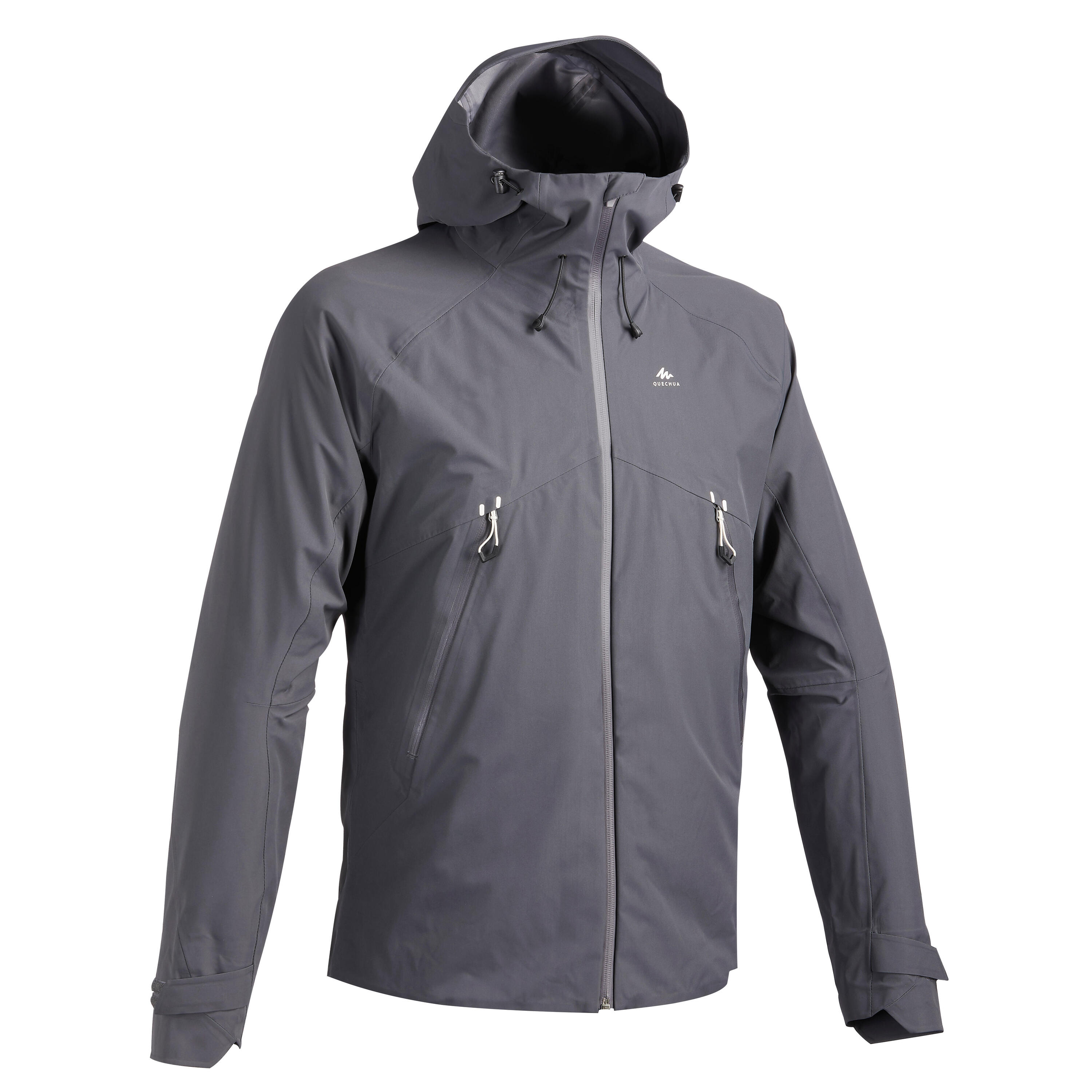 QUECHUA Men's waterproof mountain walking jacket MH500