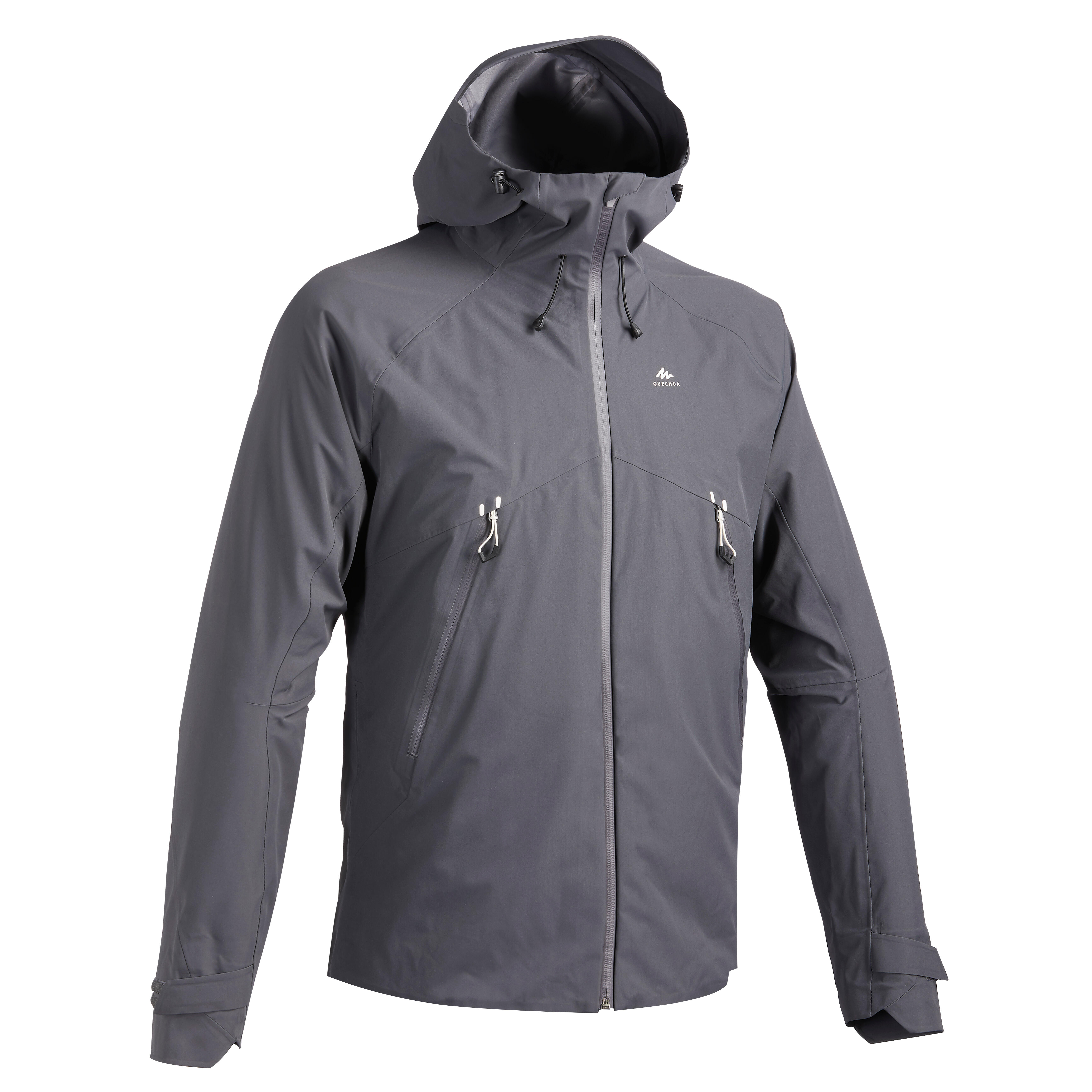 Mens Mountain Walking Waterproof Jacket Mh500 Quechua Decathlon