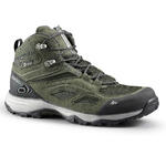 Men's Nature Hiking Waterproof Shoes - MH100 Mid - Khaki