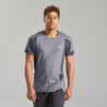 Men Hiking Quick Dry T-shirt MH500 Grey