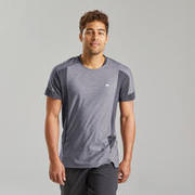 Men's Hiking Quick Dry T-shirt MH500 Carbon Grey