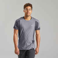 Men's Hiking Synthetic Short-Sleeved T-Shirt  MH500