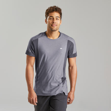 Men’s short-sleeved mountain walking t-shirt MH500