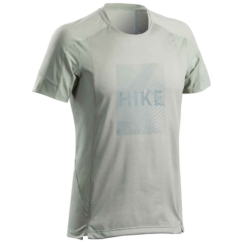 Men's Hiking Synthetic Short-Sleeved T-Shirt  MH500