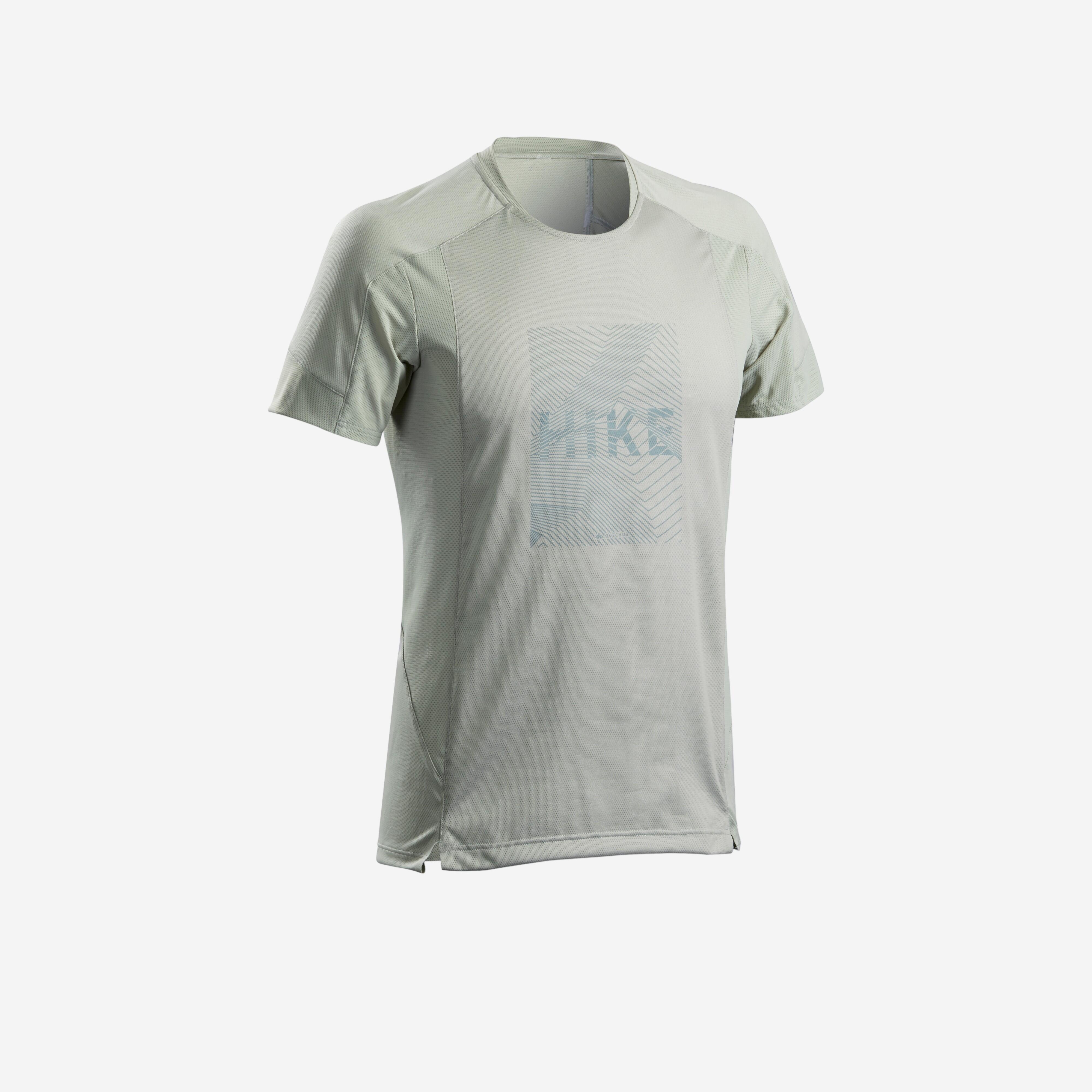 T-shirt montagna uomo MH500 grigia QUECHUA | DECATHLON