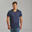 Wandershirt Herren kurzarm - MH500 blau