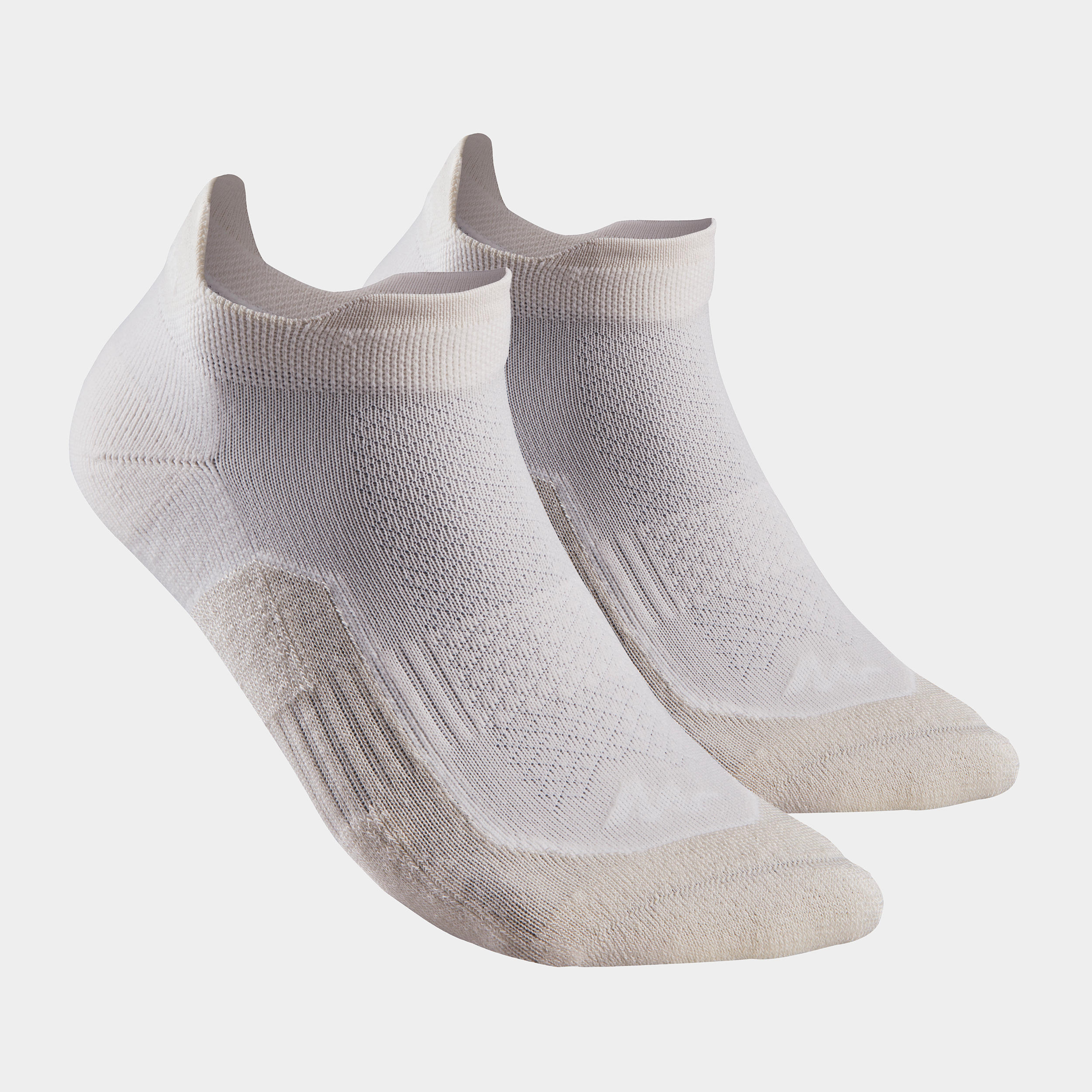 QUECHUA Country walking socks - NH500 Low - X 2 pairs - linen