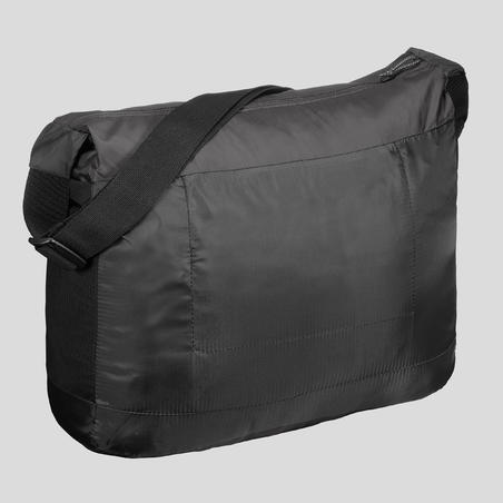 Компактная перекидная сумка для трекинга TRAVEL 15 Л черная