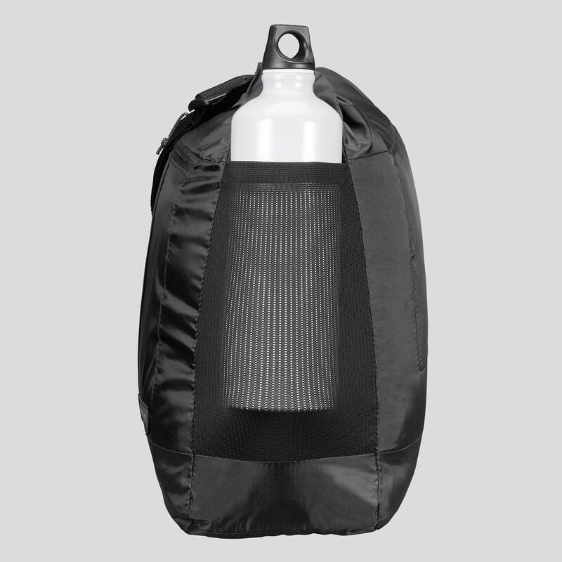 Bolsa Bandolera De Montaña y Trekking Viaje Forclaz 100 15L Compacta Negro