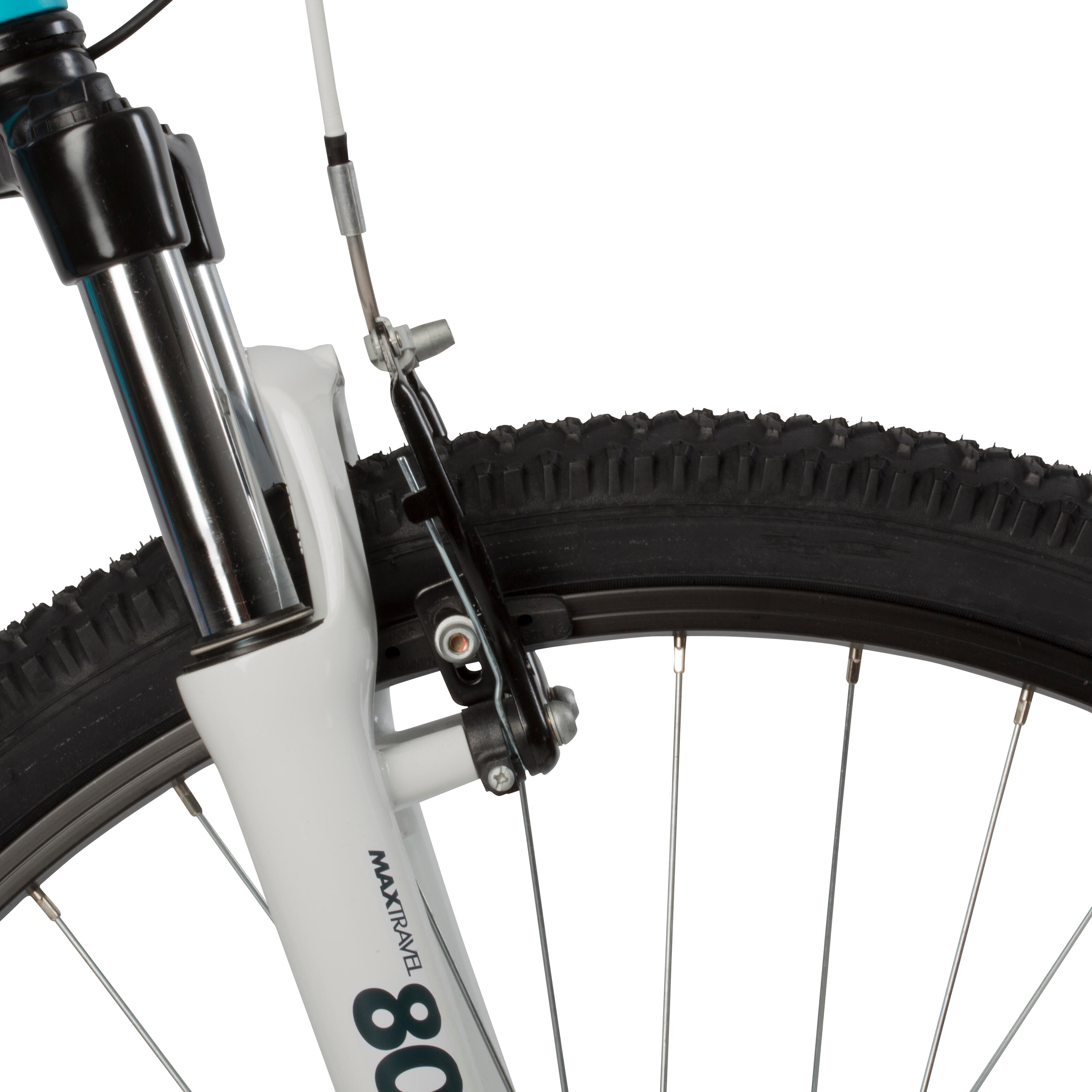 BTWIN HORSKÝ BICYKEL ROCKRIDER 340 ZELENÝ XL > 186 cm · záber 10