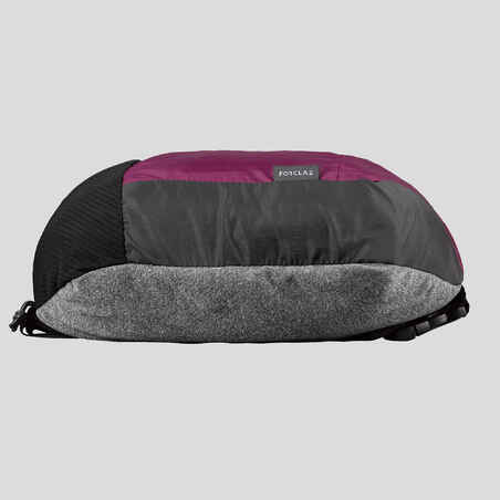 Compact 2 litre trekking travel bum bag TRAVEL 100 - Purple