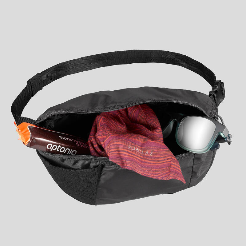 Sac banană compact de voiaj 2L, Travel negru