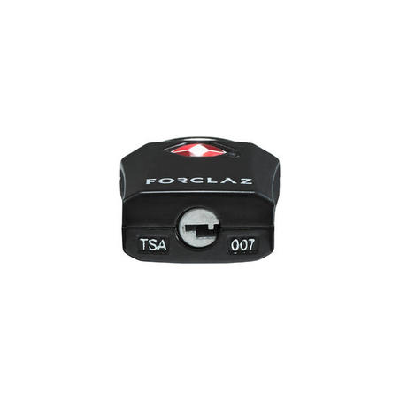 Set of 2 TSA trekking travel key padlocks - black