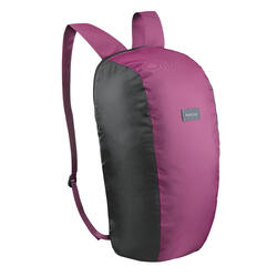Compact 10 litre trekking travel rucksack TRAVEL 100 - Purple