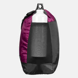 Compact ταξιδιωτική τσάντα ώμου για Trekking TRAVEL 15 L Μοβ