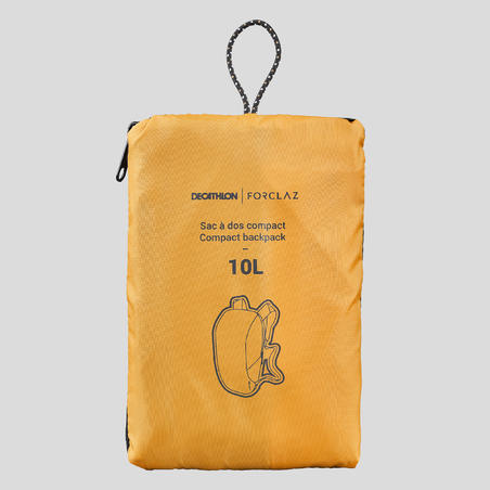 Рюкзак TRAVEL для трекінгу 10 л жовтий