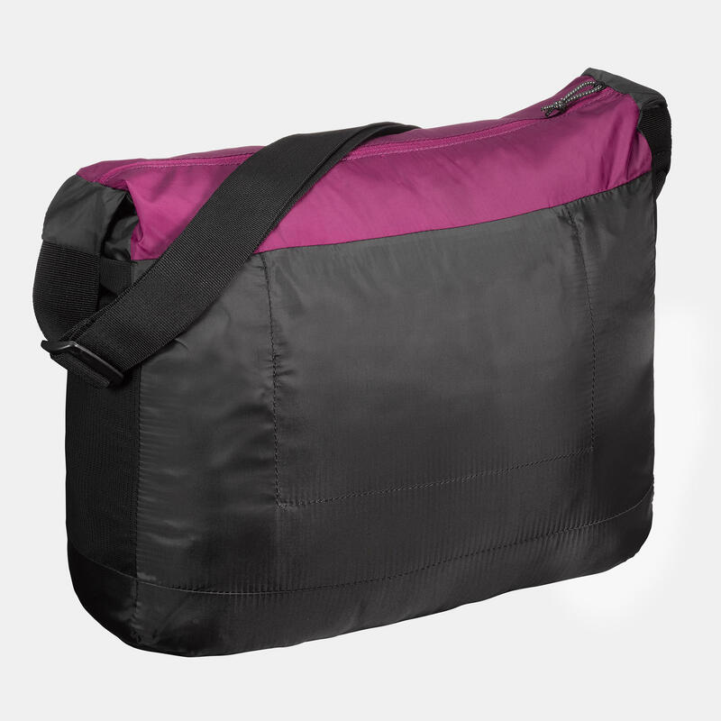 Compacte schoudertas voor backpacken TRAVEL 15 liter paars FORCLAZ | Decathlon.nl