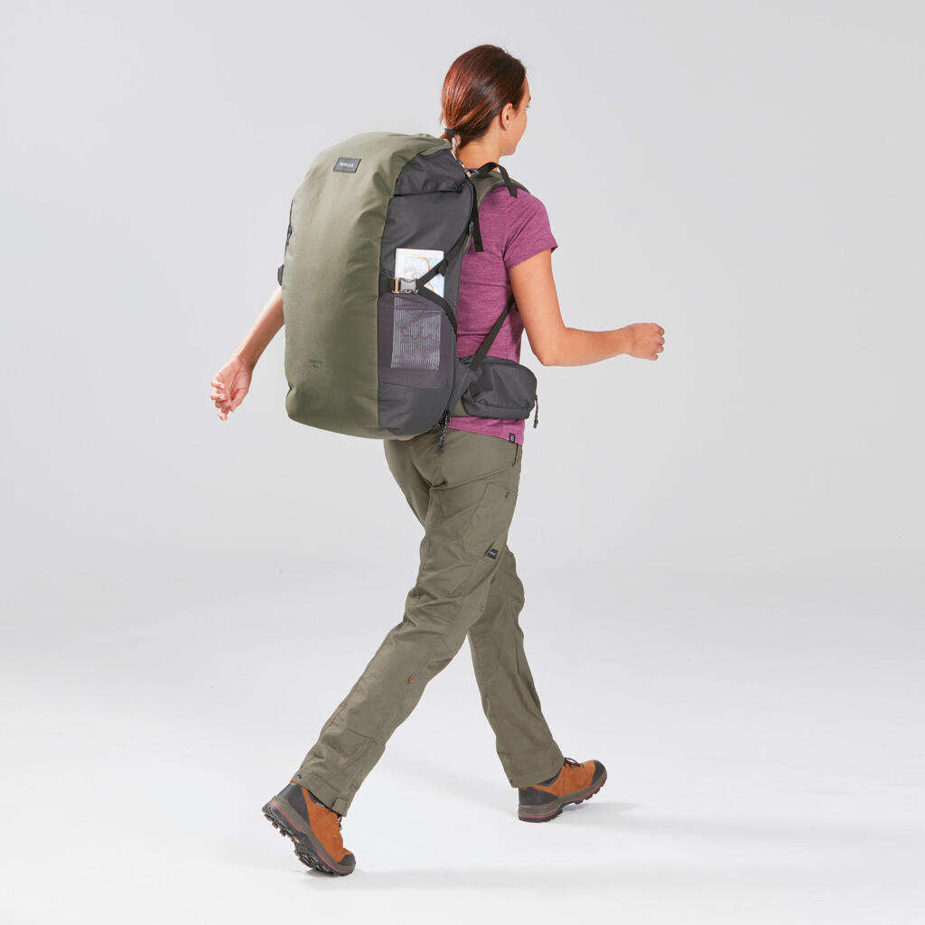 Sac à dos de trekking et voyage 60 L - TRAVEL 100