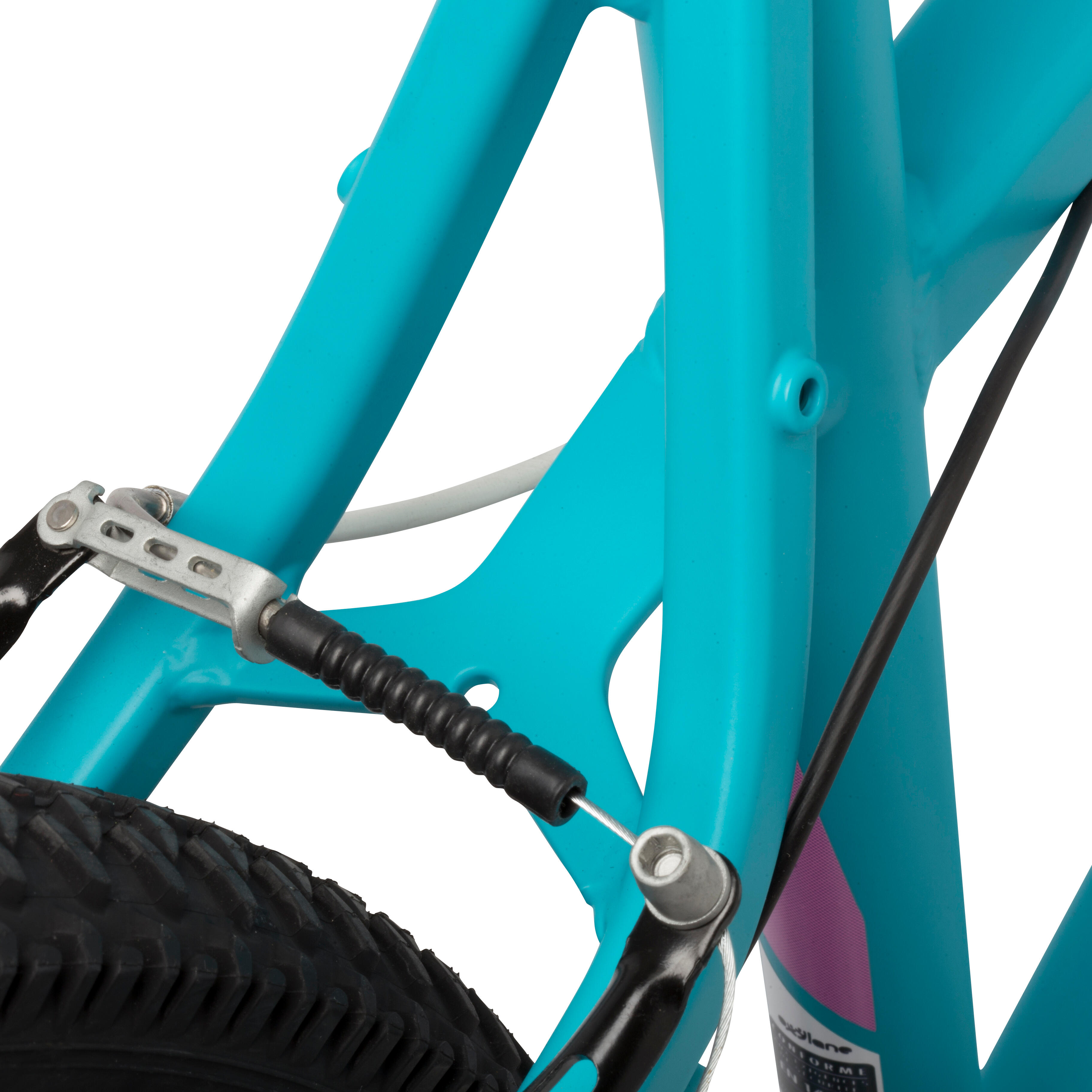 BTWIN HORSKÝ BICYKEL ROCKRIDER 340 ZELENÝ XL > 186 cm · záber 12