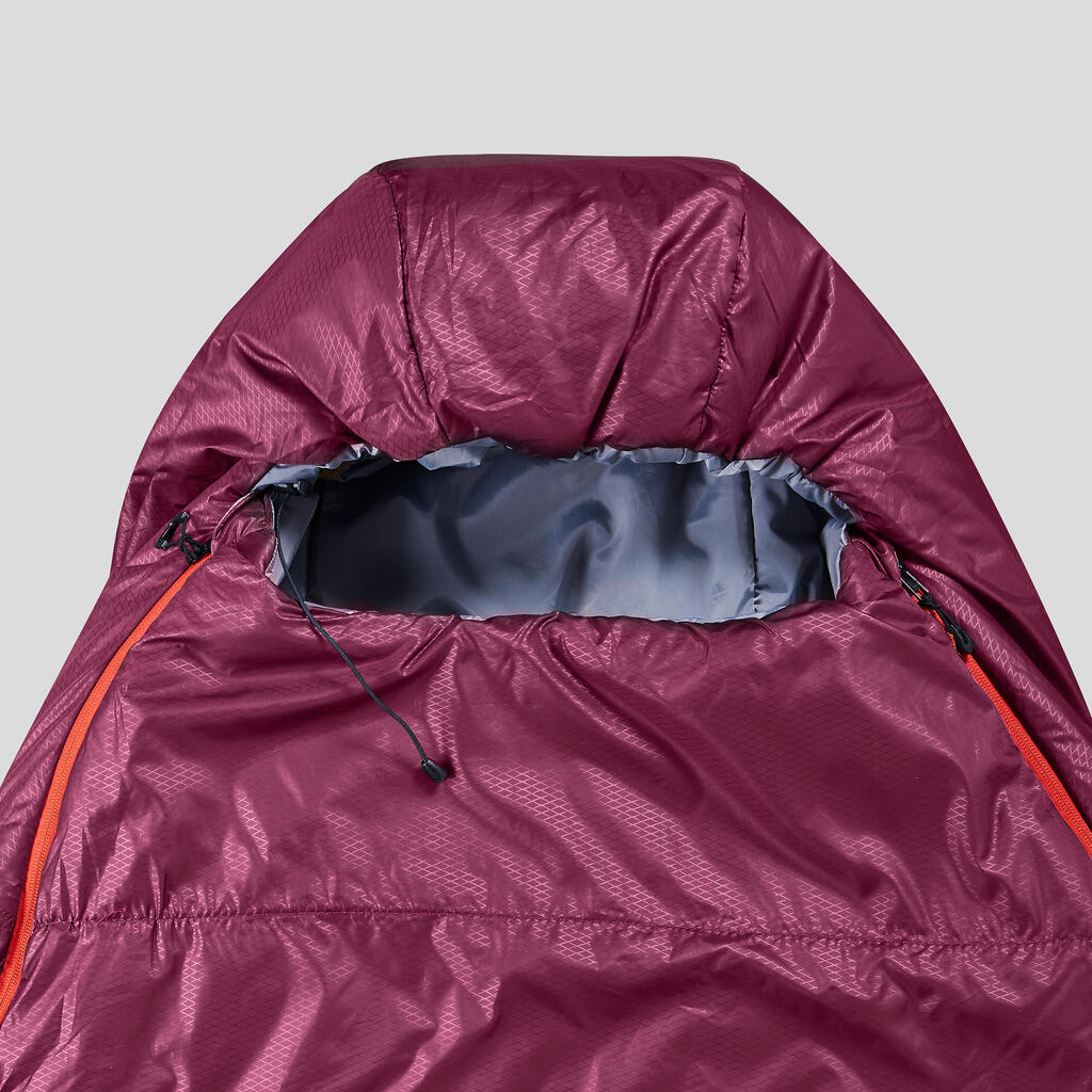 Schlafsack Polyester 5 °C Trekking - MT500 