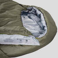 Saco de dormir guata 0°C confort forma momia Forclaz Trek500 Light