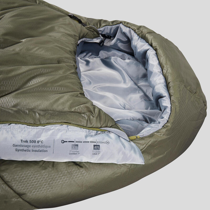 Trekking Sleeping Bag MT500 0°C - Polyester