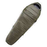 Trekking mummy sleeping bag - trek 500 0°c wadding twinnable - khaki