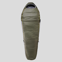 Sleeping bag de trekking - TREK 500 0° light castaño 