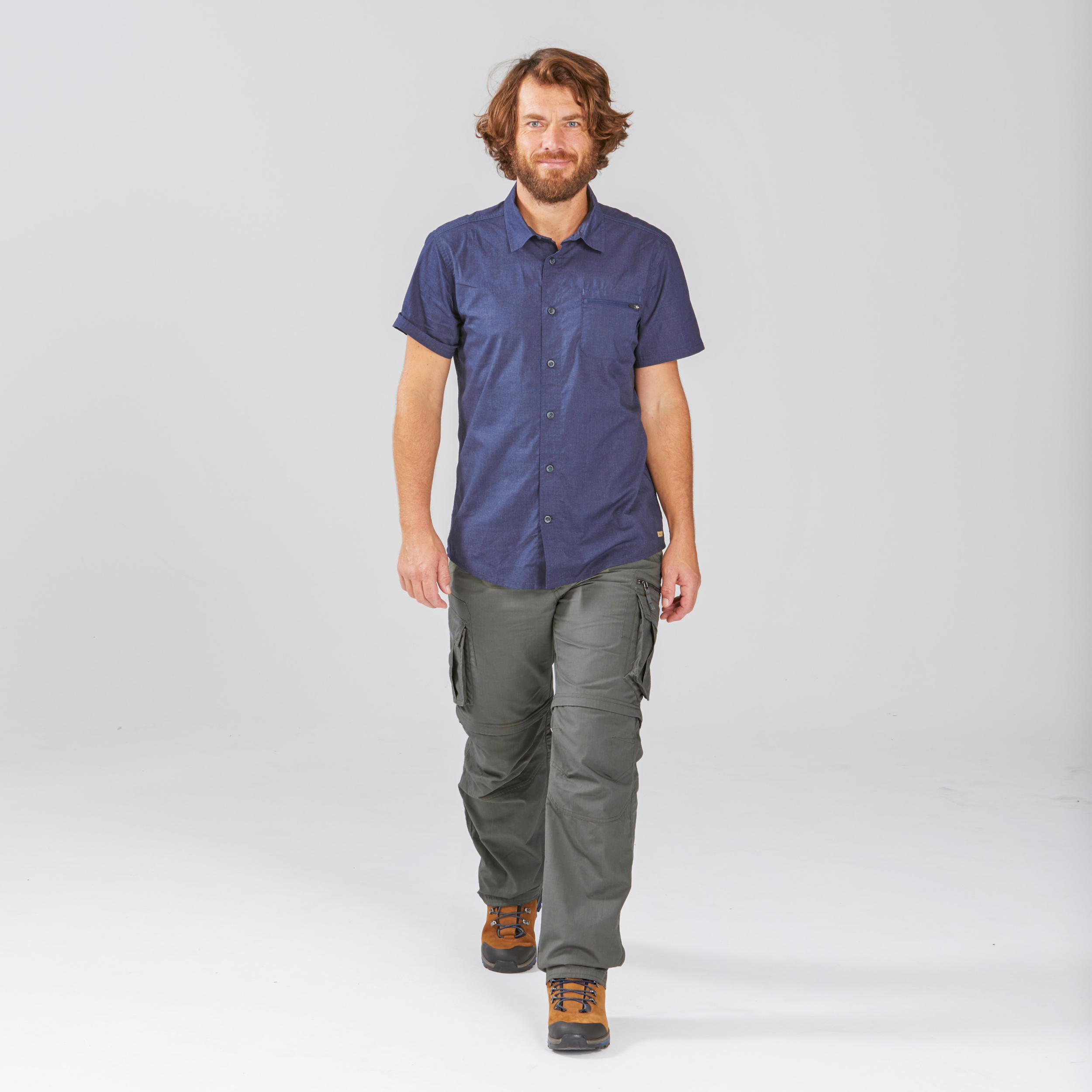 Men’s 2-in-1 Hiking Pants - Travel 100 - FORCLAZ