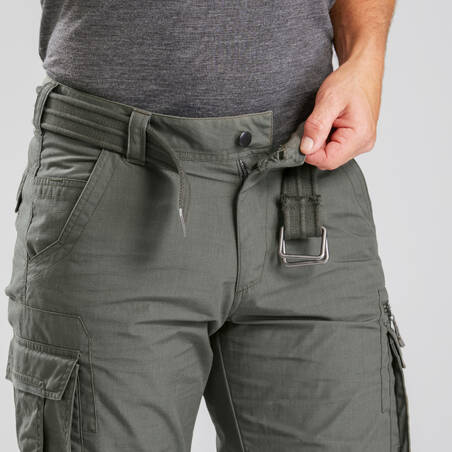 Celana Kargo Pria Modular TRAVEL 100 Zip-Off - Khaki
