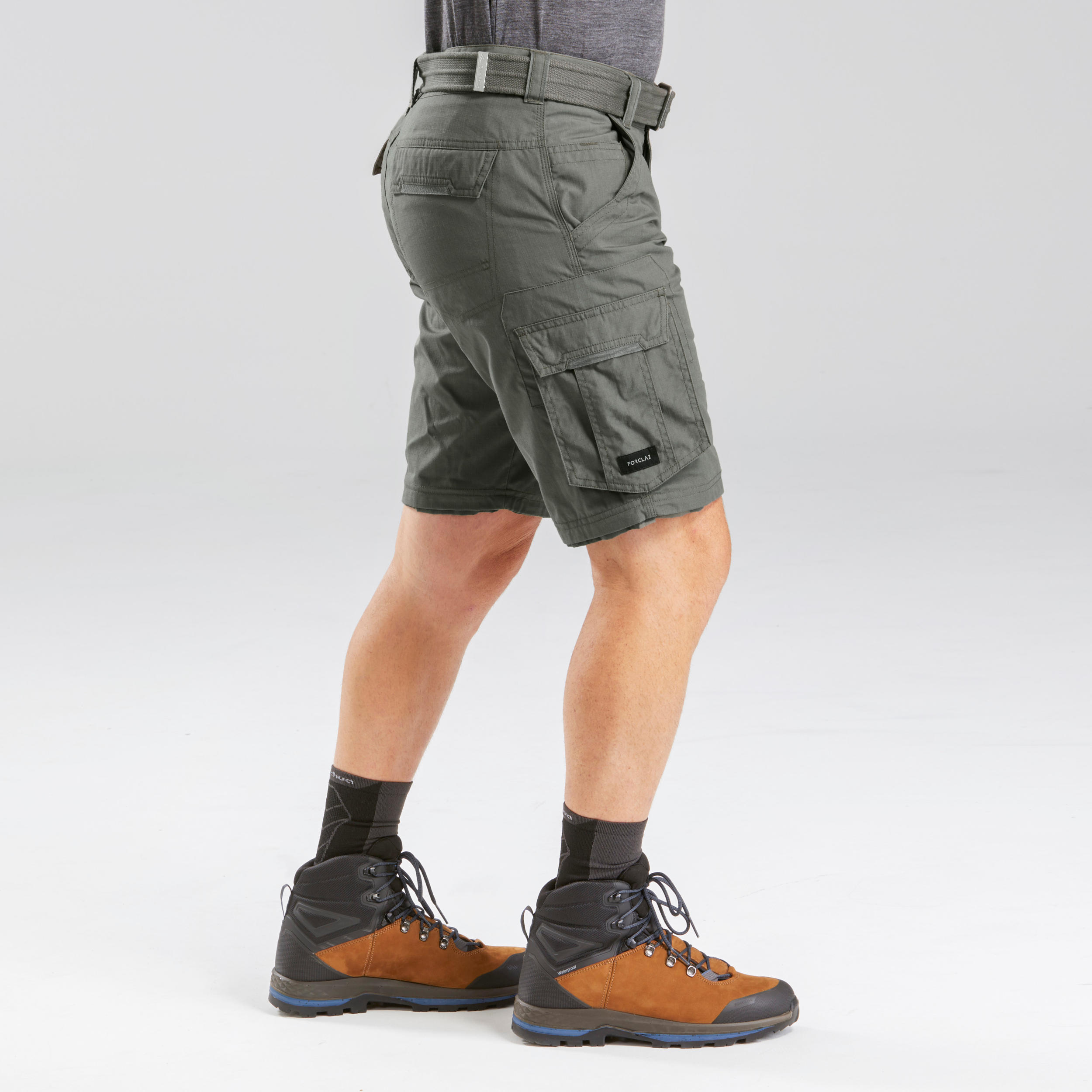 Pantalon convertible homme – Travel 100 kaki - FORCLAZ