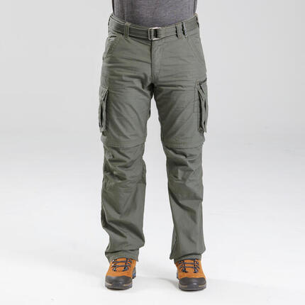 Zip-off-Hose Cargo Herren Wandern - Travel 500 braun