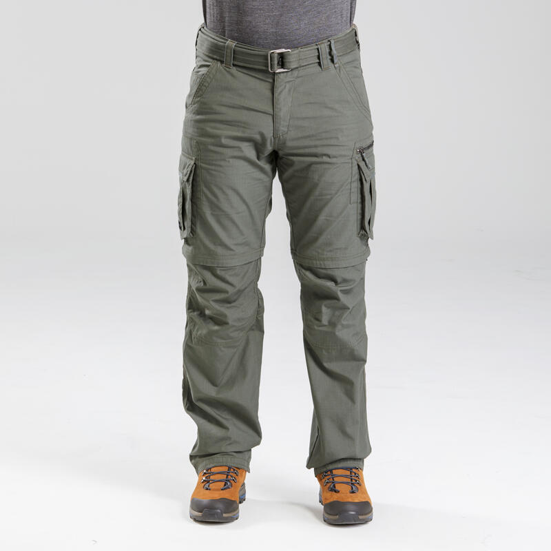Erkek Outdoor Trekking Modüler Kargo Pantolon - Haki - Travel 500 Modul 