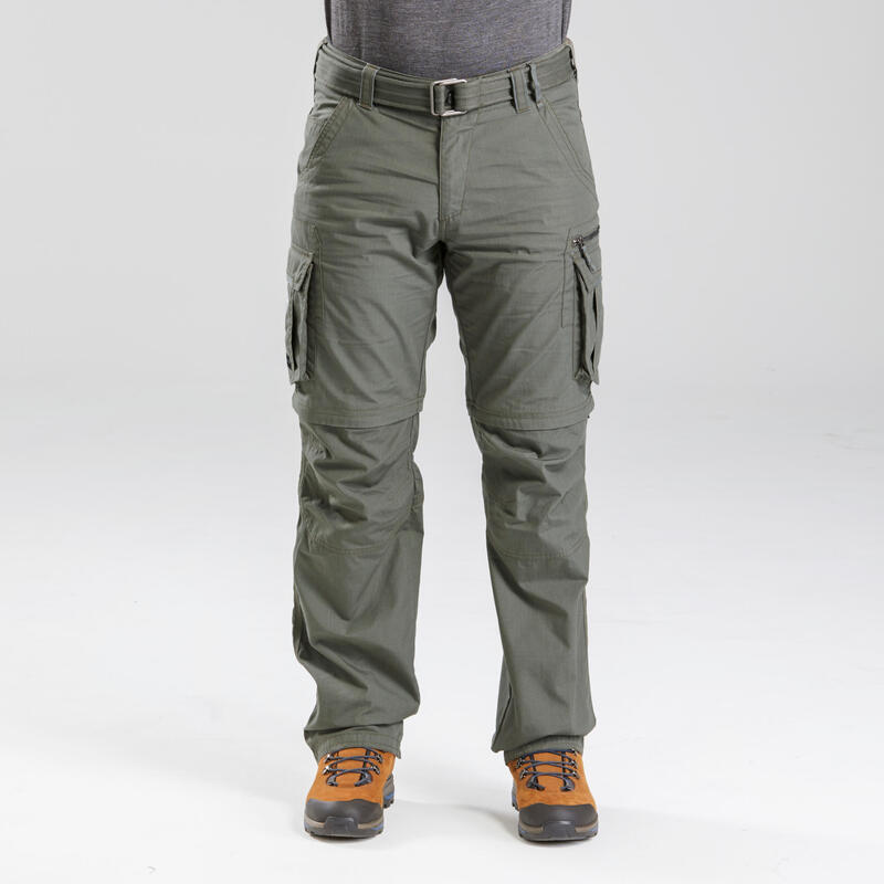 Travel 100 hiking zip-off cargo pants - Men - Decathlon
