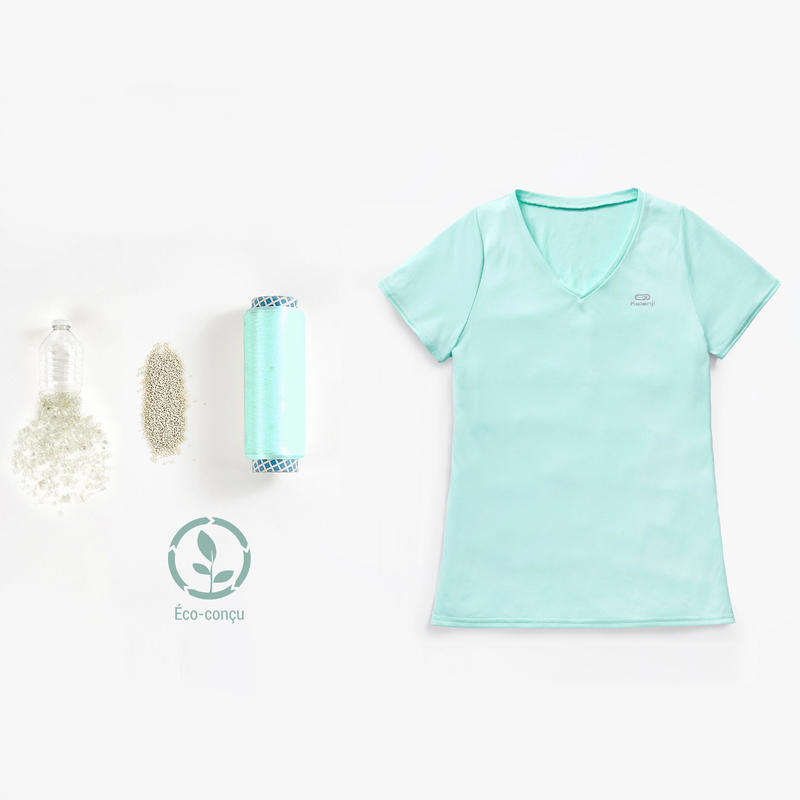 T-shirt pour la course à pied RunDry vert clair – Femmes T-shirt pour la course à pied RunDry vert clair – Femmes