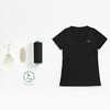Product left preview block for Women's Quick Dry Running T-Shirt - Black