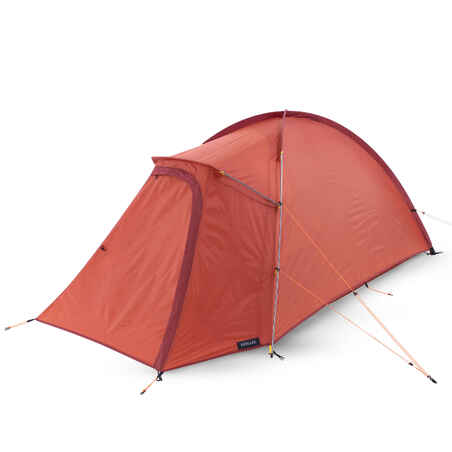 Carpa tipo iglú de 3 estaciones para camping Forclaz naranja